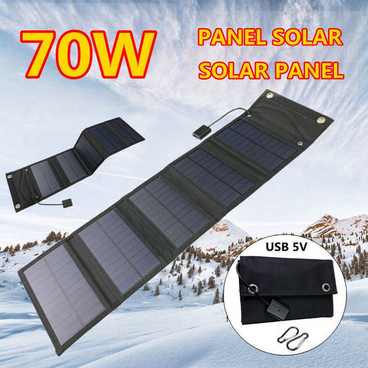 70W Foldable USB 5V Solar Panel